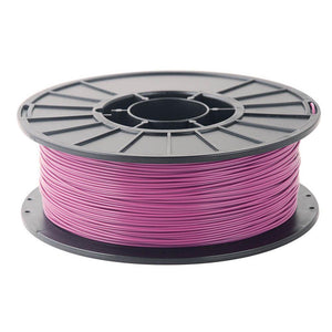 1/2kg 500 Gram 1.75mm ABS 3d Printer Filament Spool Filament - a magenta-colored plastic filament wound onto a black circular spool.