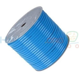 1 Meter 6mm Polyurethane Plastic Mist Pipe - shown as a blue, flexible tube coiled around a circular plastic spool.