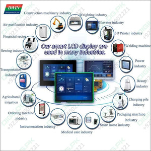 Dwin 10.1 Inch Hmi Modbus Tft Lcm Dmg10600t101-a5wtr