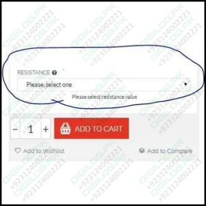 100pcs 2 Watt 5% Resistor In Pakistan