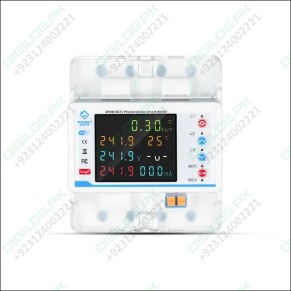100A 3 Phase Smart Wifi Meter 22 In 1 3P4W Wifi Photovoltic Smart Meter In Pakistan