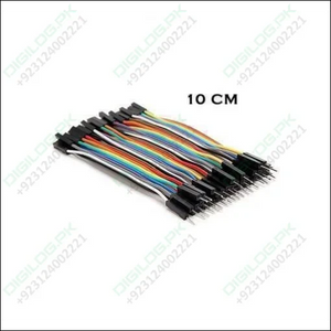 10cm Pin To Hole Jumper Wire Dupont Line 40 Male Female