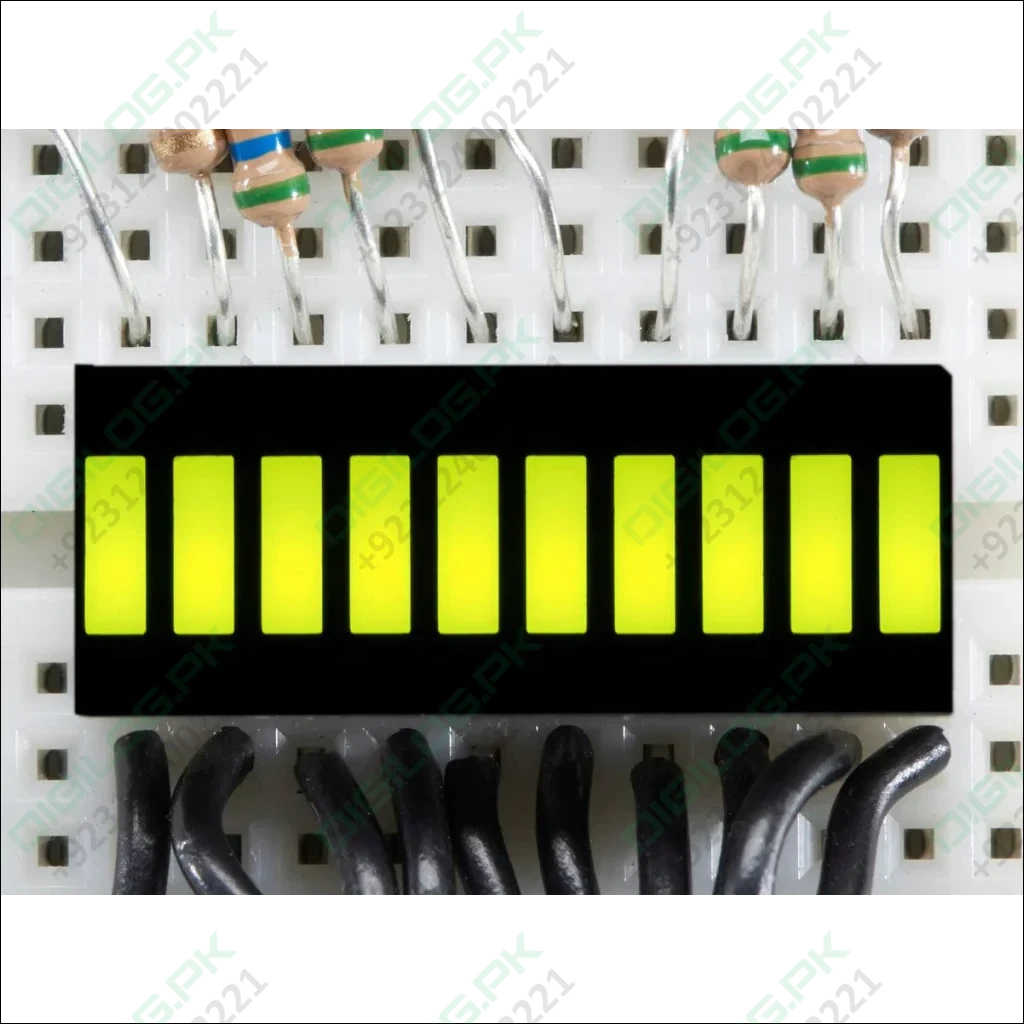 Green 10 Segment Light Bar Graph Led Display