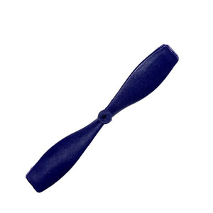 110mm Propeller - a two-bladed navy blue plastic propeller featuring a central mounting hole, shown against a plain white background.
