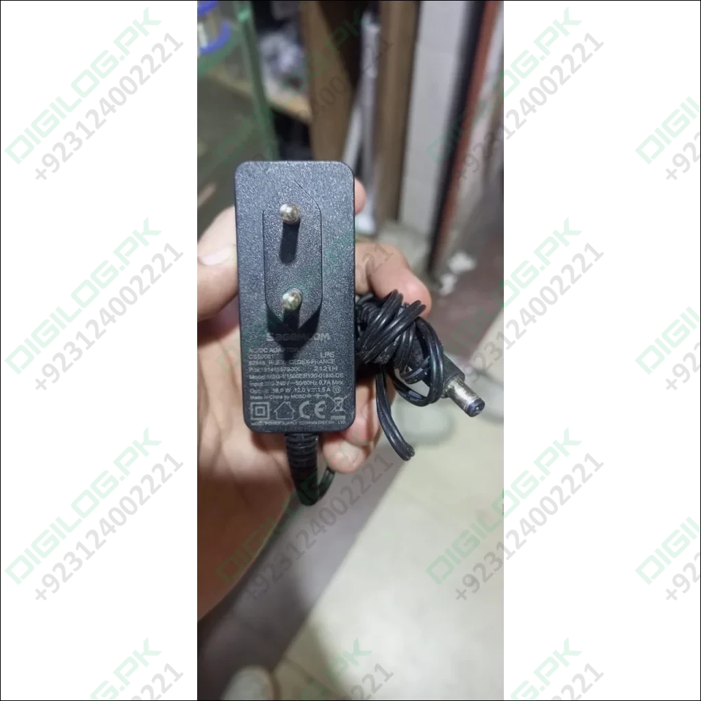 12V 1.5A Power Supply Adapter With Power Indication | Stock Lot