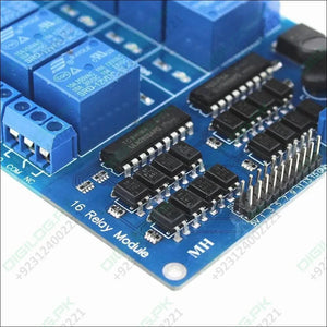 5v 16 Channel Relay Module With Optocoupler Lm2576 Power