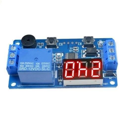 12v Digital Led Timer Module Adjustable Relay Time Control