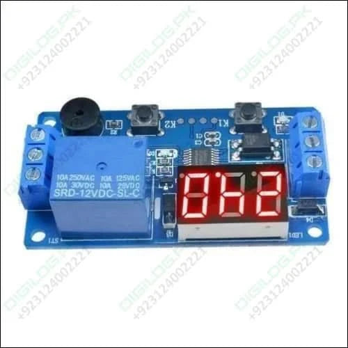 12v Digital Led Timer Module Adjustable Relay Time Control