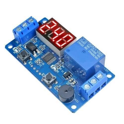 12v Digital Led Timer Module Adjustable Relay Time Control