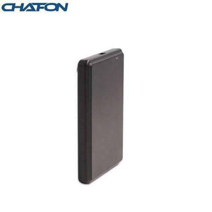 13.56MHz RFID Reader NFC Reader Writer - shown as a slim, rectangular, black plastic device with a small port visible on its top edge.