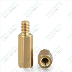 10mm + 5mm M3 Male To Female Pcb Spacer Brass Standoff