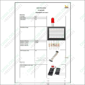 Soar Stem school AY 2024-25 Component list for Grade 5