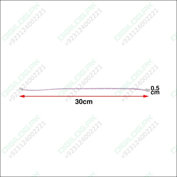 2 Wires 2.54mm Pitch Female To Female Jst Xh Connector Cable Wire 26 to 30cm approximately