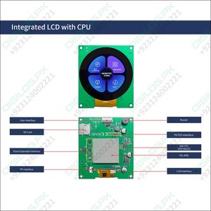 2.1 Inch Circular Smart Lcd Dmg48480c021_03wtc Commercial