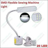 20 Smd Led Bendable Light Lamp 220v Magnetic Base Gooseneck