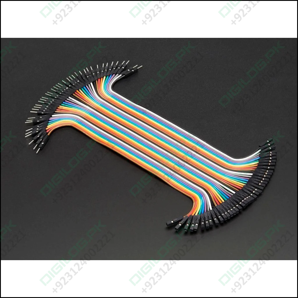 30cm - 40 Pin Ribbon Cable w/Dupont Connectors (Male to Female)