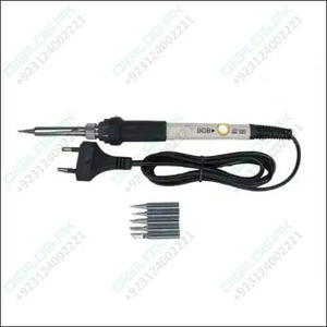 Temperature Control Soldering Iron With 4 Multi function Tip + sponge 908 220v 60w price in pakistan