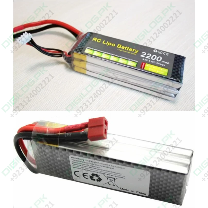 Deltakit 11.1v 2200mah 3s- 30c Lipo Lithium Polymer Battery Pack Hobby Kit