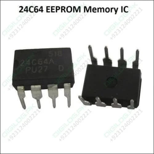 24c64 Serial Eeprom 64k Memory Ic
