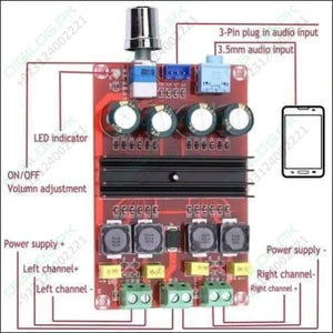 2 Channel 2x 51k Xh M190 Audio Amplifier Board Tda3116d2
