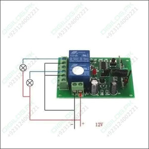 2 Channel Rf Wireless System Remote Control Switch Module