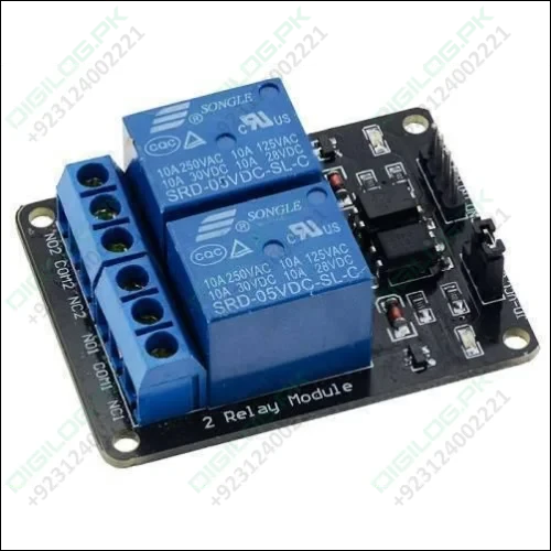 2 Channel Relay Module Board Arduino With Optocoupler