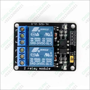 2 Channel Relay Module Board Arduino With Optocoupler