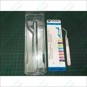SMD Bend Tweezer VANAL V-15 For Positioning Components in Pakistan