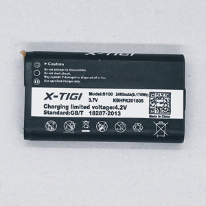 3.7V 2480mAh Lithium Ion Battery Without BMS | Alternative Of 2000mAh Or 3000mAh - a rectangular black battery pack with technical specifications and safety warnings printed on the front label.