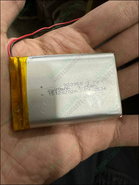 3.7V 2500mAh Lithium-Ion Rechargeable Battery - Li-Po Battery Pack