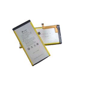 3.7V 3000mAh Polymer Li-ion Battery 47x97x3.5mm - shown as two rectangular yellow and silver batteries with a flexible ribbon connector cable.