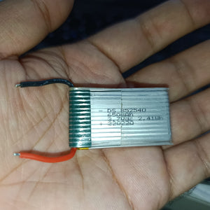 3.7v 650mAh Drone Li-ion Battery Without JST Connector For Syma x5c x5sw And Other Drone Size: 44*25*8.5