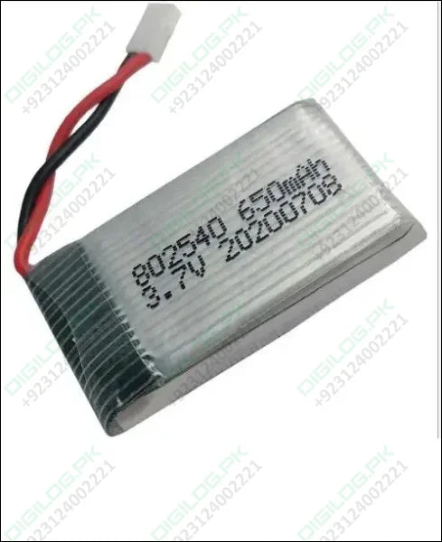 3.7v 650mah Lithium Polymer(lipo) Rechargeable Battery Rc Plane