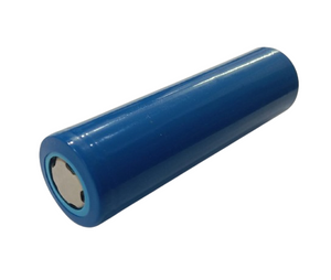 3.7V Icr 18650 1000mAh Lithium-ion Rechargeable Cell - a single blue cylindrical battery shown from an angled perspective.
