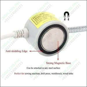 20 Smd Led Bendable Light Lamp 220v Magnetic Base Gooseneck