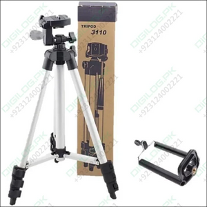 3110 Tripod Adjustable Portable Scalable Pan Head Mount