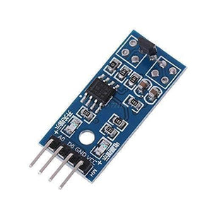 3144E Speed Counter Module Magnetic Detect sensor - a blue rectangular circuit board with a four-pin connector and a black magnetic sensor.