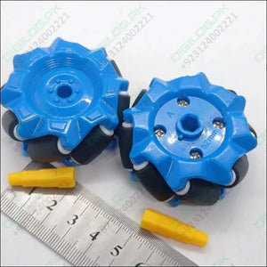 52mm Mecanum Omni Wheels Tires for DIY RC Robot Toys TT Motors In Pakistan