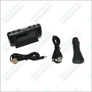 Clock Thermometer Ks-782a-5 1 Display Orange Auto Cigarette