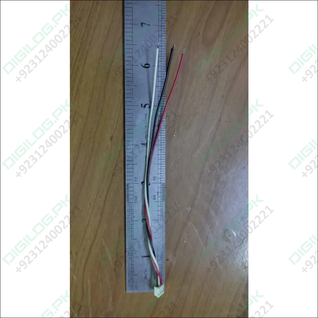 3 Pin Connector With 6 Inch Length Wire 2mm pitch distance