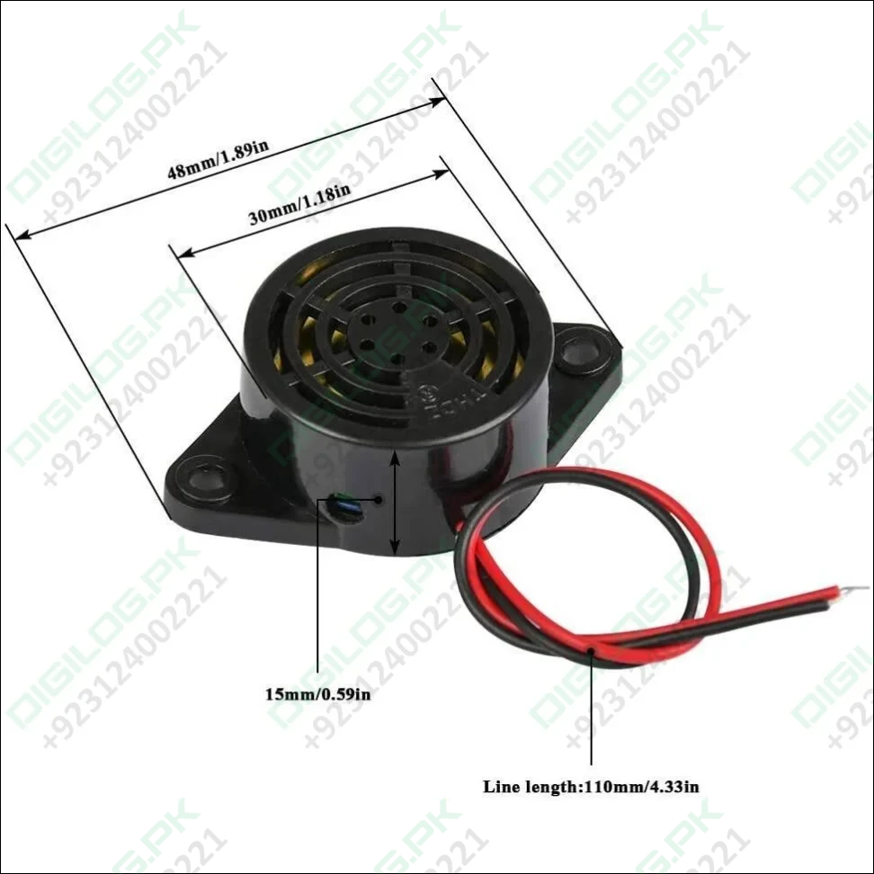 3 To 24v Electronic Buzzer Beep Alarm Sfm-27