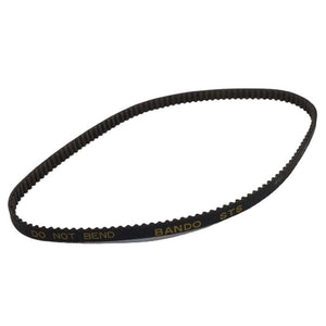 40-s2m-254 Synchro-link Sts (neoprene) Timing Belt - a black, oval-shaped toothed rubber belt with "BANDO", "STS", and "DO NOT BEND" printed on the side.