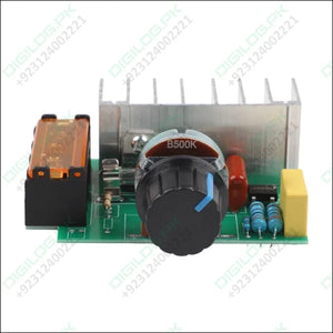 4000W AC SCR Voltage Regulator – 0-220V Motor Speed Controller with Temperature Protection