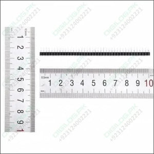 40 Pin 2.54mm Single Row Round Female Header Strip