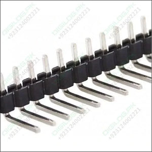 40 Pin 90 Degree Right Angle Male Header Break Away Bent