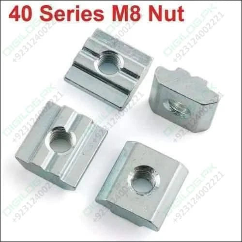 40xM8 Slot Nut Sliding For 4040 Aluminum Extrusion Hammer