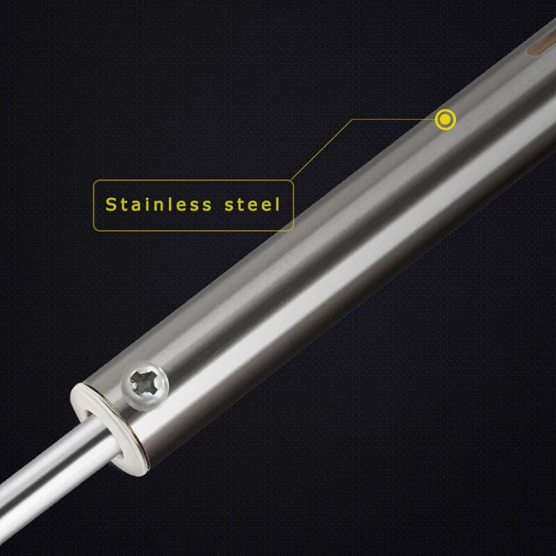 40W Hk-640 Mechanic Soldering Iron - the metallic stainless steel barrel and a small screw securing the heating element.