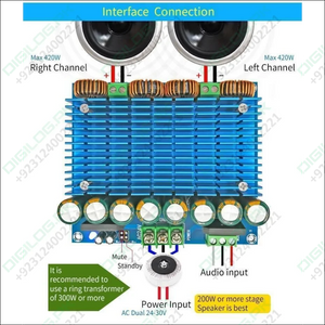 420wx2 Dual Chip d Digital Audio Amplifier Board Tda8954th