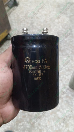4700uf 500v Electrolytic Capacitor price in pakistan