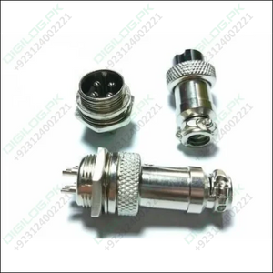 4 Pin 16mm Xlr Cable Connector Panel Chassis Mount